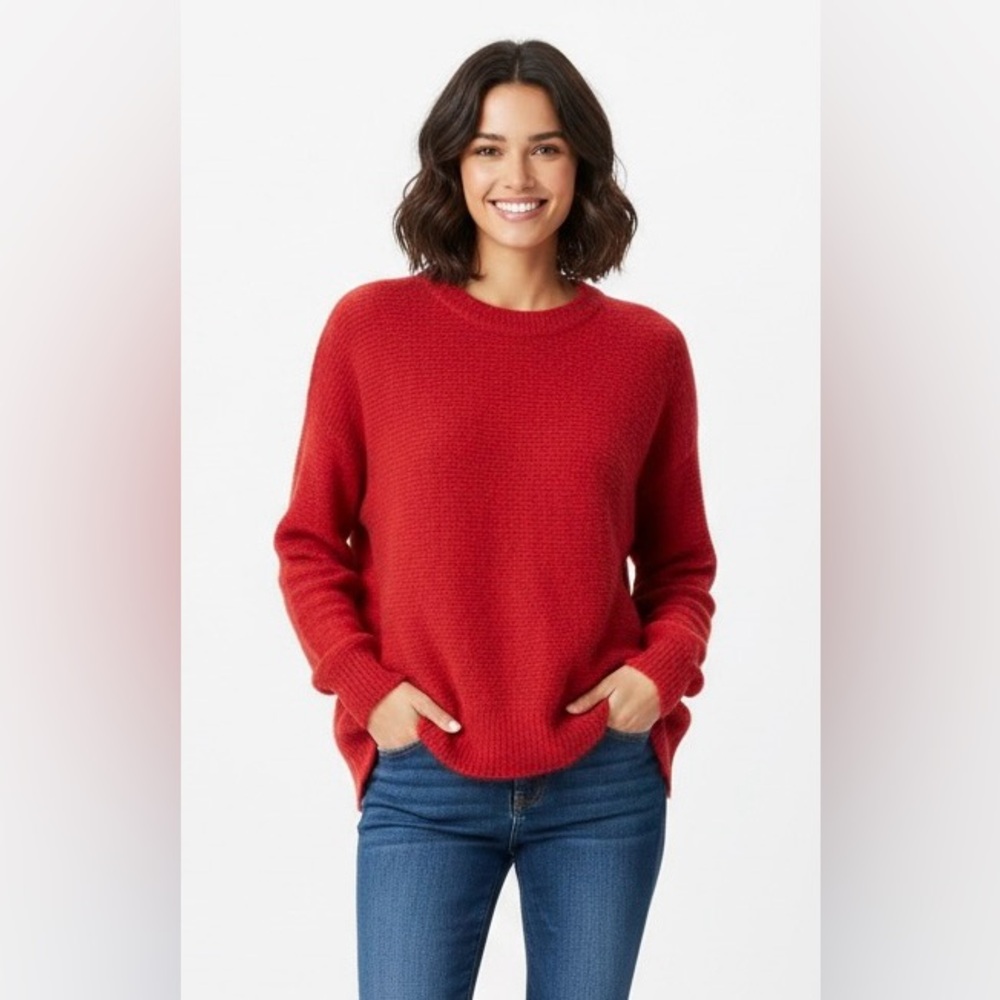 Los Angeles Atelier & Other Stories red fuzzy soft sweater,excellent condition,S